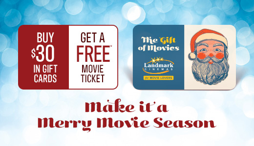 Buy $30 in Gift Cards, Get a FREE* Movie Ticket