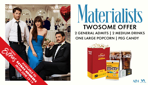 Materialists Movie Twosome Offer