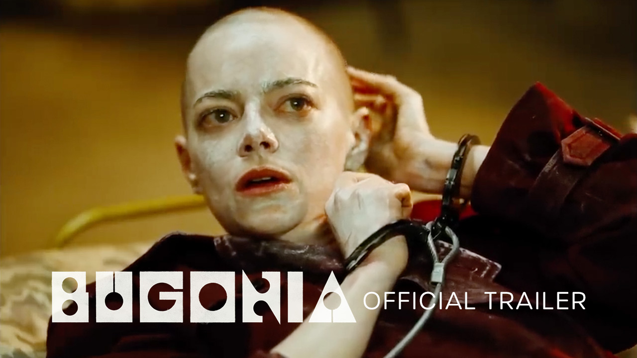 watch Bugonia Official Trailer